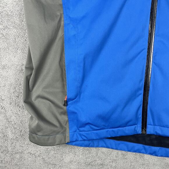 Mizuno Pro Jacket Mens XL Blue Softshell Impermalite Water Resistant 52GE5003 - Picture 3 of 16